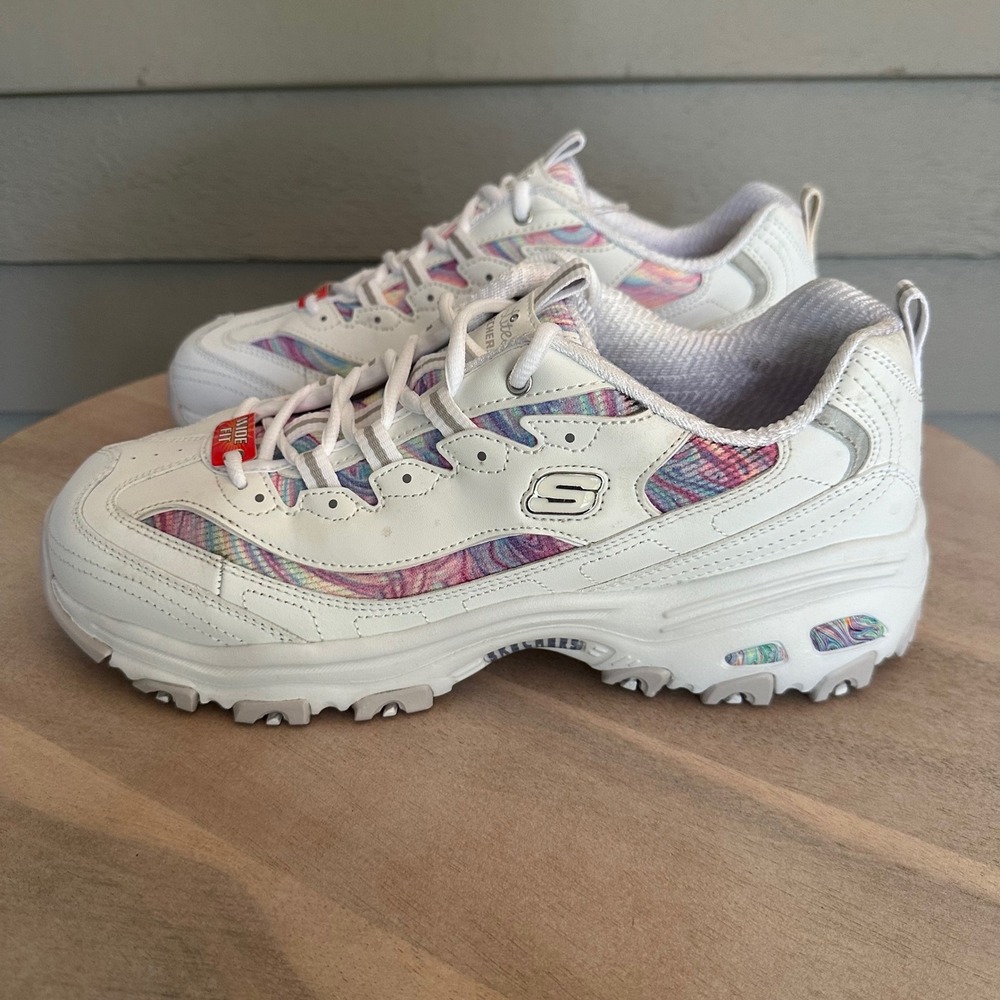 Skechers D'Lites Whimsical Dream Womens Sneakers Size 11 Chunky Memory Foam - Picture 4 of 12
